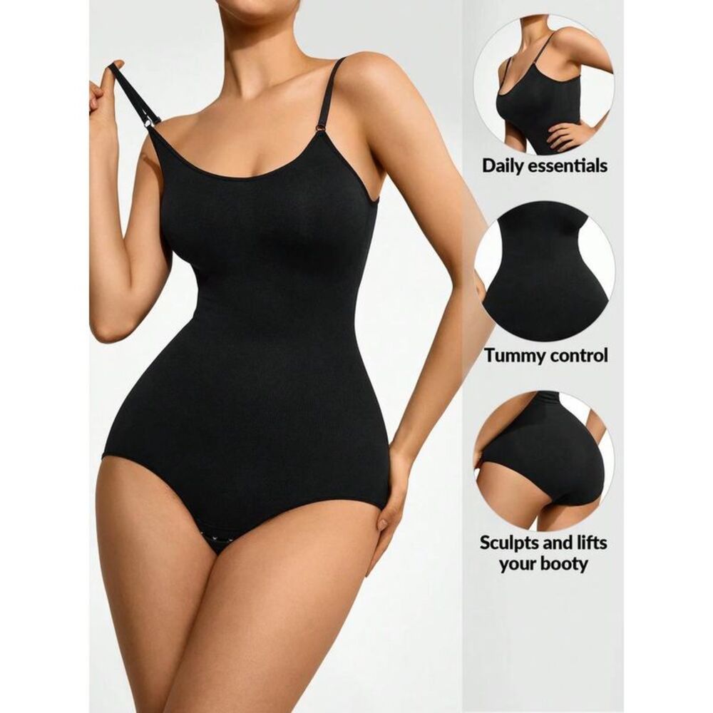 Women's Black Shapewear Bodysuit